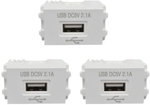 UrbanNest 3X Panneau de Chargement pour TéLéPhone Portable Module d'alimentation USB Prise 220 V Transformateur 5 V 2,1 Une Adaptateur de Commutation de Prise de Courant de Charge USB