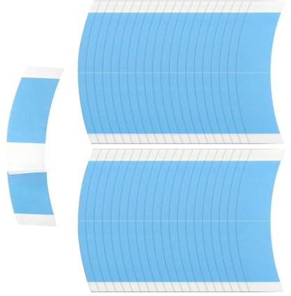 DAJING 40PCS Wig Tape Double Sided Extra Strong, Wig Glue, Hair Extension Tapes, Blue - Waterproof & Skin Friendly