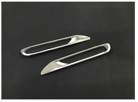 2 stücke ABS Nebelschlussleuchte Abdeckung Trim for Nissan Qashqai J11 2017 2018 ABS Chrom Dekoration