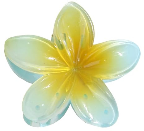 Pinze Per Capelli Fermaglio Per Capelli A Artiglio Con Fiori In Resina - Mollettone Colorato Per Ragazze, Pinza Decorata Pinze Artiglio Con Lunghi E Corti, Ideale Per Scuola, Matrimoni E Vacanze