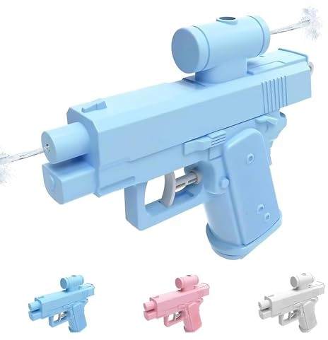 Prank Water Gun, Prank Two-Way Water Gun, Durable Water Guns for Outdoor Travel Use, Lightweight and Easy to Carry (Blue)