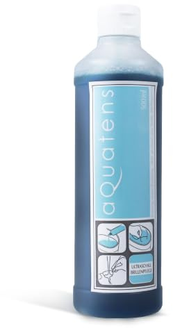 aQuatens | Professionelles Ultraschall-Reinigungskonzentrat 500ml | Brillenreiniger für Ultraschallgeräte | pH-neutral & Biologisch Abbaubar | Für alle Brillengläser & Werkstatt
