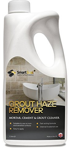 Smartseal Grout Haze Remover - Powerful Grout Residue Remover for a Pristine Finish. Removes Excess Grouts Film & Build-Up of Mortar, Cement, Dirt & Grime around Ceramic & Porcelain Tiles (1 Litre)