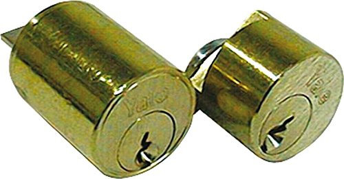 Yale - Cilindro Serratura Elettronica Esterno/Interno 52+20mm Ø25mm Oro
