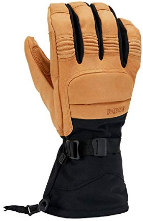 Gordini Men's Cache Gauntlet Glove, Tan/Black, Large