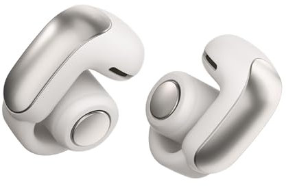 Bose Ultra Auricolari open-ear con Tecnologia OpenAudio, auricolari Wireless open-ear, fino a 48 ore di autonomia, Bianco