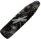 KUIFORTI Flower Dragonfly Ironing Boards Full Size with Pad and Cover,Black Dragonfly Ironing Boards Cover Extra Wide with Hook And Loop Fasteners,Thick Padding with Elastic Edges