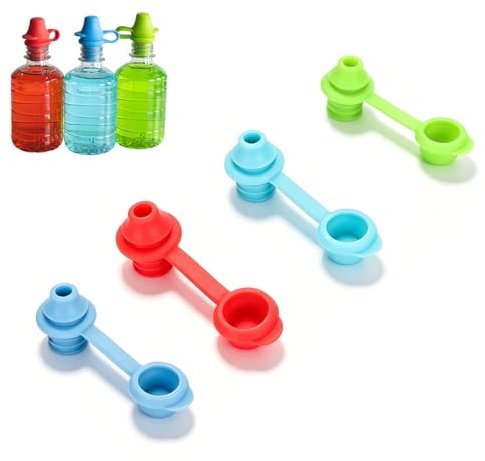 4 Tappi Per Bottiglia D'acqua Antigoccia, Adattatore Universale Per Beccuccio Per Bottiglia In Silicone Tappi Di Ricambio Bottiglia D'acqua Di Anti-Fuoriuscita Per Bottiglia D'acqua Per Adulti Bambini
