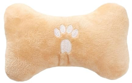 Hunde-Kauspielzeug für Welpen, quietschendes Spielzeug für aggressive Kauer, interaktives Hundespielzeug, Plüsch-Hundeknochen, Haustierspielzeug, Hundespielzeug für Welpen, kleine, mittelgroße Hunde