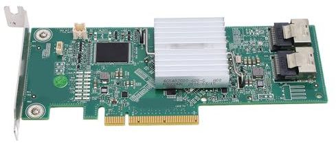 Double Carte SFF8087 8 SAS, Contrôleur de Stockage PCI‑Ex8 0 1 5 10 4 GB/s pour de Données évolutive, Carte Contrôleur de Stockage de Port, Contrôleurs