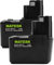 Batteria NI-MH 12V 4000mAh per Bosch GSR 12VES-2 PSR 120 PSR 12VES-2 PSB 12VSP-2 GBM 12V GLI 12V GSB 12 VSE-2 DDR 12V GSR 12V 12V ricambio 2607335244 5039 2607335054 2607335055 2607335071 (2 pezzi)