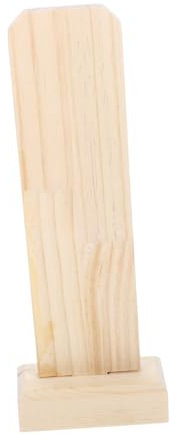 DOITOOL Holz Tempeltafel Gedenktafel Leere Opferplatte Tempelbedarf Aus Holz Stütze Für Gedenktafel Leere Holzplatte