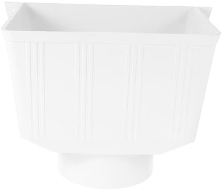 Hemobllo Deviatore Pluviale in Plastica Resistente UV Connettore per Scarico Grondaia Accessorio per Raccolta Acqua Piovana Installazione Rapida e Tenuta Stagna