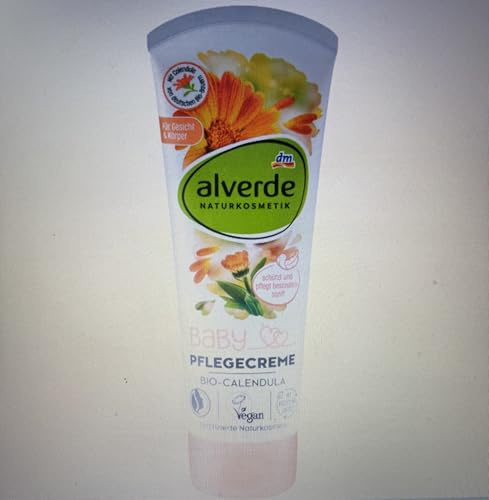 alverde BABY Baby Pflegecreme Gesicht & Körper Calendula, 100 ml