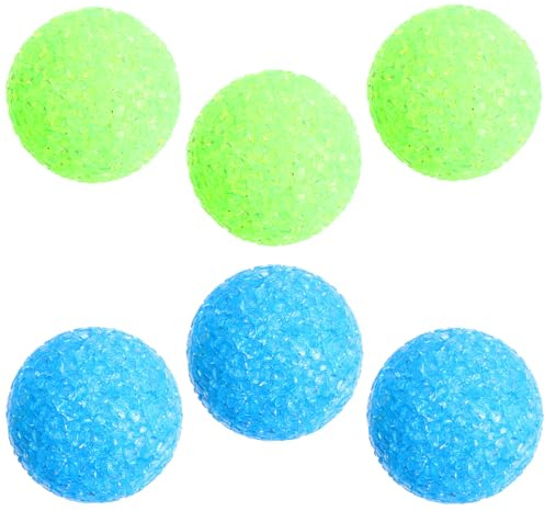 OSOLADY Jouet Interactif en Plastique 6 Pièces Facile à Rouler Couleur Aléatoire Balle pour Chat avec Clochette pour Chatons et Chats, pour Jeu Indépendant ou Interactif