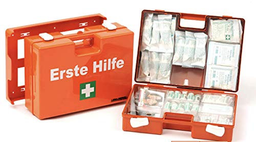 Leina-Werke Erste Hilfe Koffer Betriebsverbandkasten nach DIN 13169 oder 13157 von MBS-FIRE®, Größe: M - inkl. Füllung DIN 13157