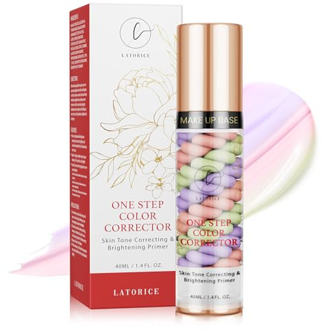 One Step Color Corrector, Isolation Cream, Makeup Primer Skin Tone Correcting and Brightening Primer, Oil Control Moisturizing, Latorice