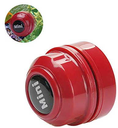 TOWEAR mini spazzola magnetica per acquario, detergente per acquario, detergente per vetri per acquario, mini magnete portatile resistente, pulizia per la rimozione di acquari e alghe (rosso)