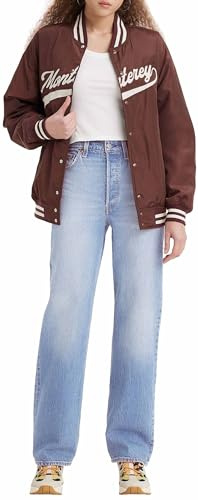 Levi's Ribcage Full Length Jeans dam, Samba Tango Light, 26W / 32L