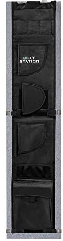 Gun Safe Door Organizer Safe Door Panel Organizer with Pistol Holsters Document Pouch Adjustable Width Fit Back Panel from 9 to 14 inches Gun Cabinet Gun Safe Accessories Storage (8.5W*45.5H inch)