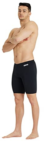 ARENA Solid Team Costume Piscina Uomo, Costume da Bagno ad Asciugatura Rapida, Costume Jammer Uomo, Tessuto MaxLife Eco con Massima Resistenza al Cloro e Protezione UV UPF 50+, Fodera Frontale