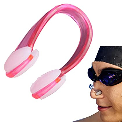 Pinces nasales étanches - En silice étanche - Bouchons nez en silicone souple et latex pour et adultes