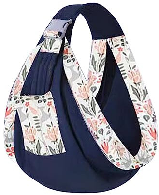 Baby Tragetuch,Bequem Babytrage für Neugeborene ab Geburt,Verstellbare Babytrage,Babytragen Babytragetücher Tragetuch Wickeln mit Dicken Schultergurten für Baby Tragetuch Kleinkinder bis 20Kg