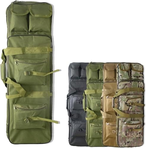 Waffenkoffer Für Langwaffen Futteral Langwaffen Gewehrkoffer Taktische Gewehrtasche Taktische Waffentasche Armee Airsoft wasserdichte Langwaffentasche Futteral B,81CM
