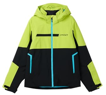 Spyder Boys' Challenger Jacket (Big Kid), Black 1