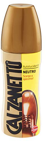 Calzanetto Trattamento Liquido Autolucidante per Calzature in Pelle, Applicatore in Spugna, Colore Neutro