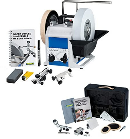 Tormek Nass-Schleifmaschine T8 Schärfsystem Schleifmaschine + TNT808 Drechseln