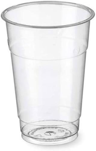 100/500/1250 Bicchieri monouso 350ml TUMBLER Biodegradabili e Compostabili in PLA usa e getta Plastic free | After Plastic (500)