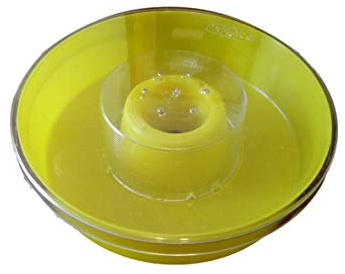 3 PACKS of 1L Rapid Feeders for Bee Hives and Nucs - 21cm dia x 6cm high - For feeding sugar syrup to Bees - Easy to top up without disturbing bees +MBK