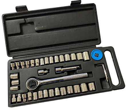 kippen 1242DA - Set da 40 Pezzi di Chiavi a Bussola con Accessori.