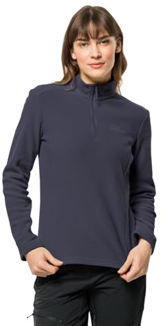 Jack Wolfskin Damen Taunus HZ W Fleecepullover, Graphite, M