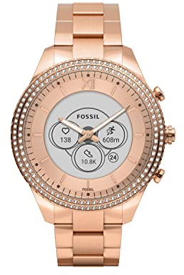 Fossil Smartwatch for Women, Stella Gen 6 Hybrid Smartwatch, with Heart Rate, Activity & Sleep Tracking with in-depth wellness stats.