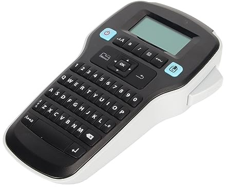 Garsent Etikettendrucker, Tragbarer Etikettendrucker mit Tastatur für Etiketten, Benutzerfreundlicher Etikettendrucker, Ideal für die Organisation zu Hause und Im Büro