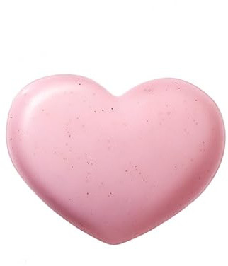 Beavorty Handgemachte Badeseife in Herzform zur Hautreinigung und Peeling mit Sanfter Rosa Seife für Hochzeit und Hautpflege