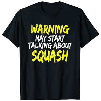 Squash Trainer Lustiger Squash Spruch Squash Spieler T-Shirt