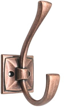 khtumeware Vintage-Wandhaken, 5 Stück, Kleiderhaken, Hardware-Handtuchhaken zum Aufhängen von Mänteln, antikem Kupfer, Bademantelhaken, Wandmontage mit Schrauben für Schlüssel, Handtücher, Taschen,