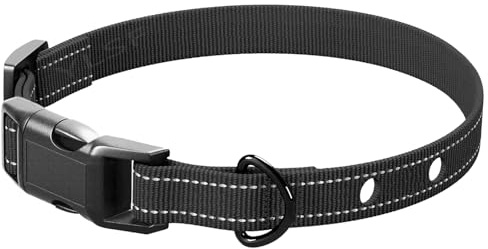EIN hundehalsband mit Zwei Loch in einem elektrozaun, an dem man gewöhnt ist, braucht einen um einen Halsband durch elektronische Ringe zu ersetzen, die mit Fast Allen Marken verbunden sind