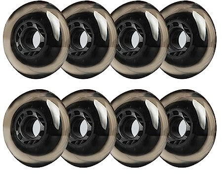 Skateboard Rollen Härte 90A Inline Rollen Ersatzrollen Inline Ersatzrollen 8er Pack ohne Kugellager für Outdoor/