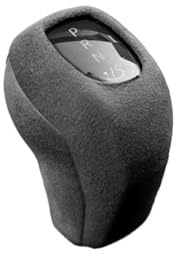 Copricambio Coperchio del pomello del cambio per auto in ABS Testa della maniglia del cambio per auto per Tayron per Polo per T-Cross Coprileva del cambio(Black)