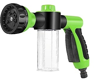 Lavadora De Pistola De Lavado De Coche De Alta Presión Inalámbrica De 1500W, 4000mAh, 30bar, Generador De Espuma, Pistola De Agua, Limpiador En Aerosol, Lavadora De Coche Automática Potente Fácil(Mini