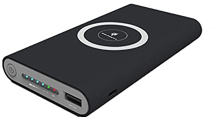 Power Bank,PowerBank ricarica rapida Wireless PowerBank 20000 MAh Caricabatterie portatile bidirezionale Caricabatterie portatile ad alta capacità Display a LED Batteria