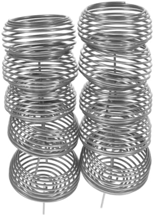 SEWOART 20 Pezzi Scatola Del Fertilizzante Piantare Tazze Di Fertilizzante Cestini Per Piante Da Cestino Per Fertilizzanti Con Acciaio Inossidabile