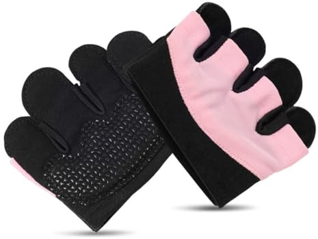 Gants de Fitness Respirants pour Hommes et Femmes, Gants Masculation à Quatre Doigts, pour Gym, Entraînements, Gymnastique, Traction