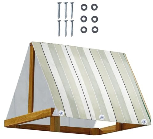 Replacement Canopy Swing - Waterproof 43x90 Inch Cover, Uv Resistant Tarp, Heavy Duty Fabric Roof with Secure Fit | Outdoor Shelter Gazebo Pergola Backyard Patio Family Picnic Friends Gathering Garden