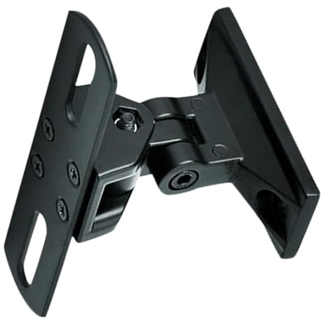 iplusmile Supporto Altoparlante da Parete Regolabile con Rotazione e per Diffusori Centrali e Surround per Soggiorno e Camera da Letto Montaggio Salvaspazio per Casse Acustiche