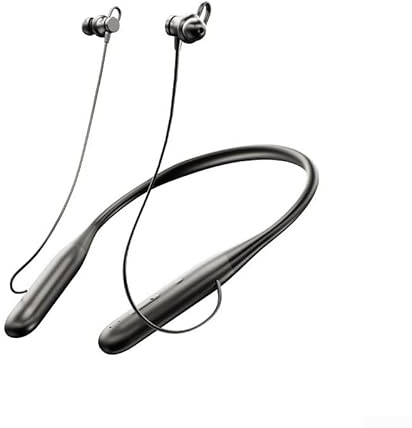 Hi-Fi trådlösa öronproppar med nackband, 360° surroundljud blå-tand 5.0 för sport, M911 brusreducerande äkta öronhörlurar i örat (svart)